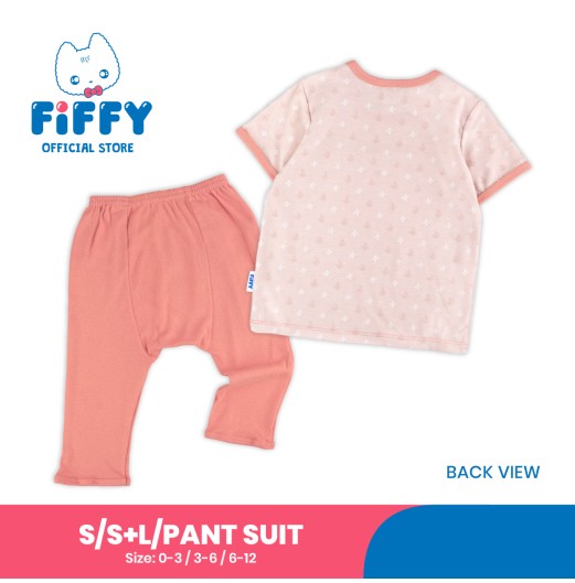 FIFFY STARRY BREEZE SHORT SLEEVE + LONG PANT SUIT BAJU BAYI (4026813)