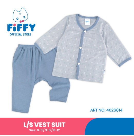 FIFFY STARRY BREEZE LONG SLEEVE VEST SUIT BAJU BAYI (4026814)