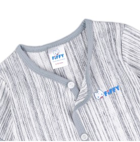 FIFFY TINY STRIPE SHORT SLEEVE VEST SUIT BAJU BAYI (4026819)
