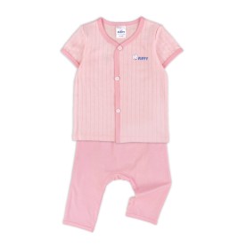FIFFY COZY SHORT SLEEVE VEST + LONG PANT SUIT BAJU BAYI (4026820)