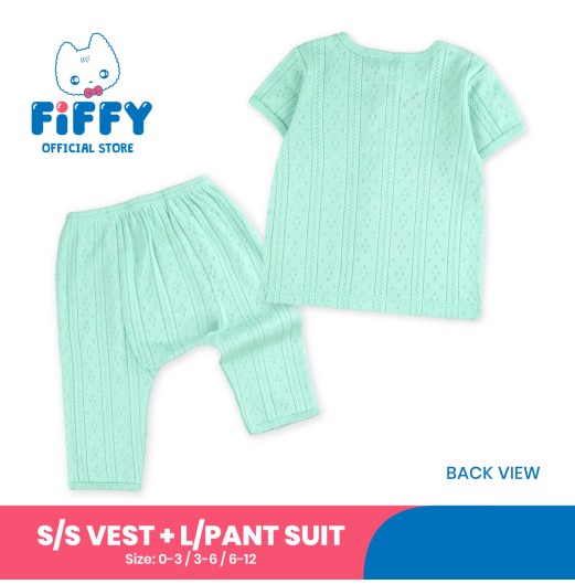 FIFFY COZY KNIT SHORT VEST + LONG PANT SUIT BAJU BAYI (4026826)