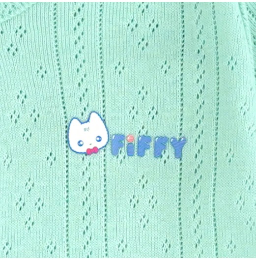 FIFFY COZY KNIT SHORT VEST + LONG PANT SUIT BAJU BAYI (4026826)