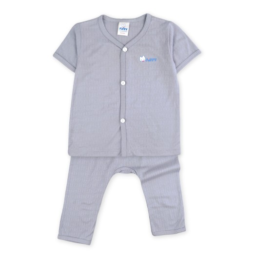 FIFFY COZY KNIT SHORT VEST + LONG PANT SUIT BAJU BAYI (4026826)