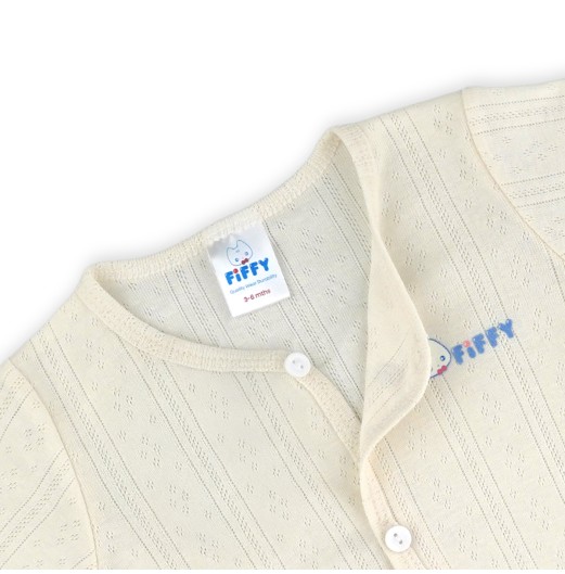 FIFFY PURE KNIT LONG SLEEVE VEST SUIT BAJU BAYI (4026827) FIFFY PURE KNIT LONG SLEEVE VEST SUIT BAJU BAYI (4026827)