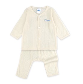 FIFFY PURE KNIT LONG SLEEVE VEST SUIT BAJU BAYI (4026827)