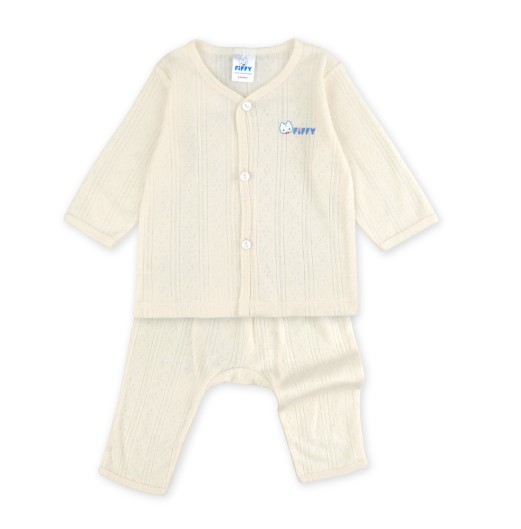 FIFFY PURE KNIT LONG SLEEVE VEST SUIT BAJU BAYI (4026827) FIFFY PURE KNIT LONG SLEEVE VEST SUIT BAJU BAYI (4026827)