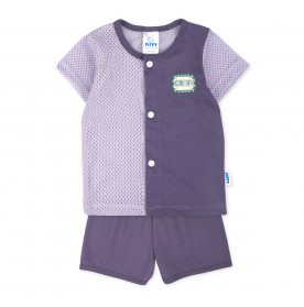 FIFFY CIRCUS BAJU BAYI SHORT SLEEVE VEST SUIT (4125029)