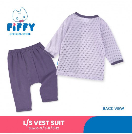 FIFFY CIRCUS BAJU BAYI LONG SLEEVE VEST SUIT (4125030)