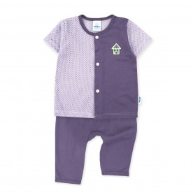 FIFFY CIRCUS BAJU BAYI SHORT SLEEVE VEST + LONG PANT SUIT (4125031)