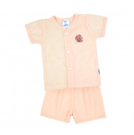 FIFFY HELLO DINO BAJU BAYI SHORT SLEEVE VEST SUIT (4125037)