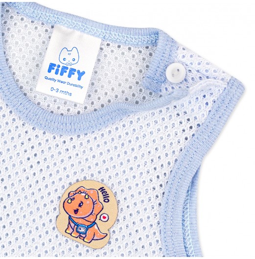 FIFFY HELLO DINO BAJU BAYI TANK TOP SUIT (4125039)