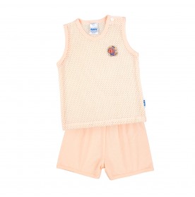 FIFFY HELLO DINO BAJU BAYI TANK TOP SUIT (4125039)
