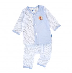 FIFFY HELLO DINO BAJU BAYI LONG SLEEVE VEST SUIT (4125040)