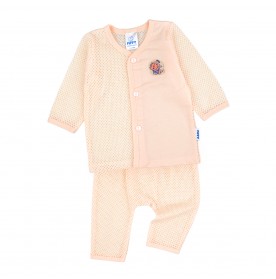FIFFY HELLO DINO BAJU BAYI LONG SLEEVE VEST SUIT (4125040)