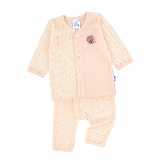 FIFFY HELLO DINO BAJU BAYI LONG SLEEVE VEST SUIT (4125040)