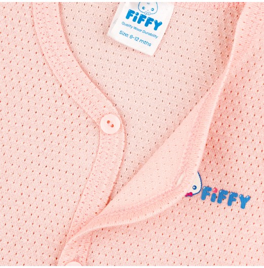 FIFFY COMFORT BAJU BAYI SHORT SLEEVE VEST + LONG PANT SUIT (4125041)