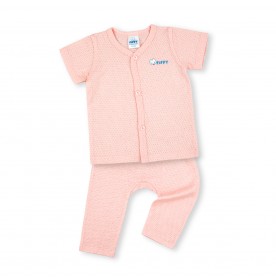 FIFFY COMFORT BAJU BAYI SHORT SLEEVE VEST + LONG PANT SUIT (4125041)