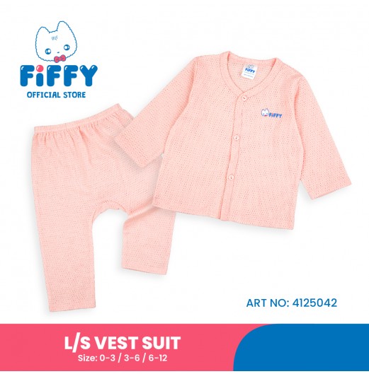 FIFFY COMFORT BAJU BAYI LONG SLEEVE VEST SUIT (4125042)
