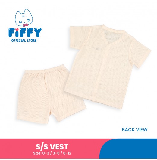 FIFFY COMFORT BAJU BAYI SHORT SLEEVE VEST SUIT (4125043)