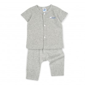 FIFFY COZY BAJU BAYI SHORT SLEEVE VEST + LONG PANT SUIT (4125044)