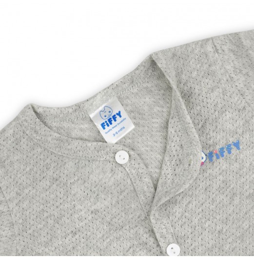 FIFFY COZY BAJU BAYI LONG SLEEVE VEST SUIT (4125045)