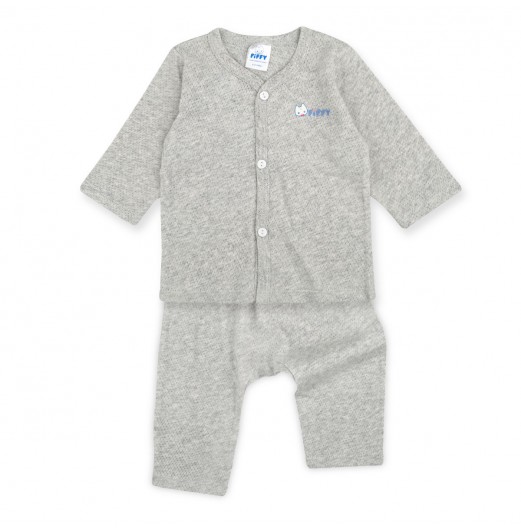FIFFY COZY BAJU BAYI LONG SLEEVE VEST SUIT (4125045)