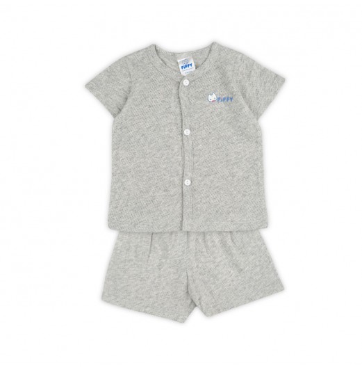 FIFFY COZY BAJU BAYI SHORT SLEEVE VEST SUIT (4125046)