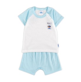 FIFFY SLEEPING BEAR SHORT SLEEVE VEST SUIT BAJU BAYI (4125047)