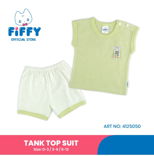 FIFFY LOOK DINO TANK TOP SUIT BAJU BAYI (4125050)