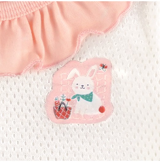 FIFFY BUNNY PICNIC SHORT SLEEVE VEST SUIT BAJU BAYI (4125051)