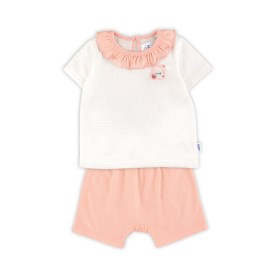 FIFFY BUNNY PICNIC SHORT SLEEVE VEST SUIT BAJU BAYI (4125051)