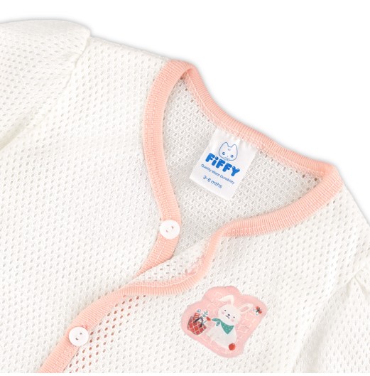 FIFFY BUNNY PICNIC SHORT SLEEVE + LONG PANT SUIT BAJU BAYI (4125052)