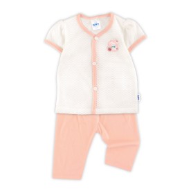 FIFFY BUNNY PICNIC SHORT SLEEVE + LONG PANT SUIT BAJU BAYI (4125052)