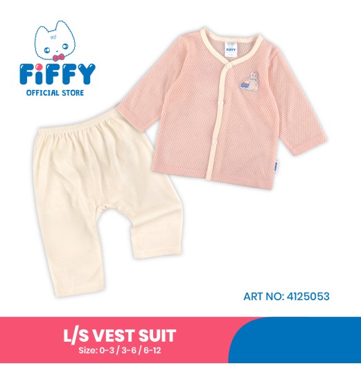 FIFFY SHOPPING BUNNY LONG SLEEVE VEST SUIT BAJU BAYI (4125053)