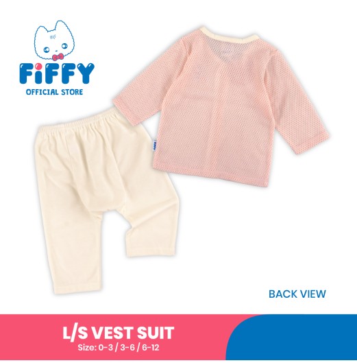 FIFFY SHOPPING BUNNY LONG SLEEVE VEST SUIT BAJU BAYI (4125053)