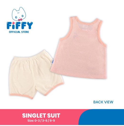 FIFFY SHOPPING BUNNY SINGLET SUIT BAJU BAYI (4125054)