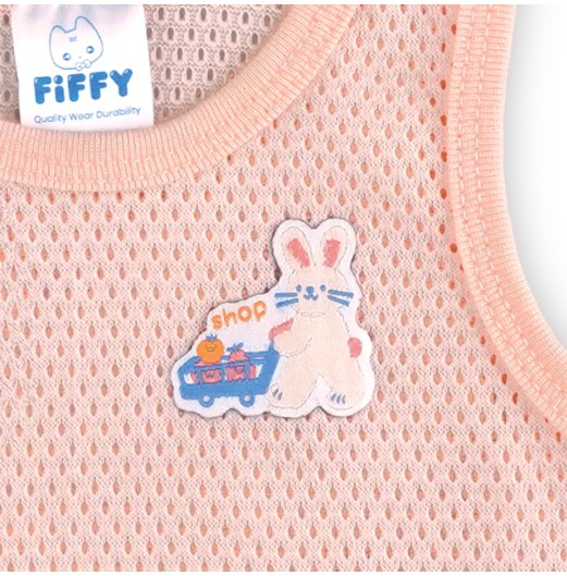 FIFFY SHOPPING BUNNY SINGLET SUIT BAJU BAYI (4125054)