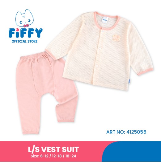 FIFFY LITTLE BABY LONG SLEEVE VEST SUIT BAJU BAYI (4125055)