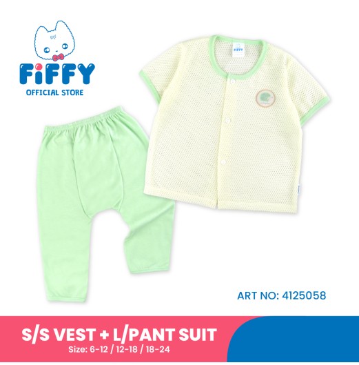 FIFFY LITTLE HEDGEHOG SHORT SLEEVE + LONG PANT SUIT BAJU BAYI (4125058) FIFFY LITTLE HEDGEHOG SHORT SLEEVE + LONG PANT SUIT BAJU BAYI (4125058)