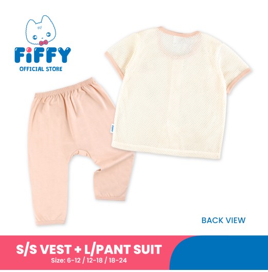 FIFFY LITTLE HEDGEHOG SHORT SLEEVE + LONG PANT SUIT BAJU BAYI (4125058) FIFFY LITTLE HEDGEHOG SHORT SLEEVE + LONG PANT SUIT BAJU BAYI (4125058)