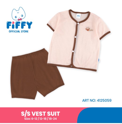FIFFY FLY AWAY SHORT SLEEVE VEST SUIT BAJU BAYI (4125059)
