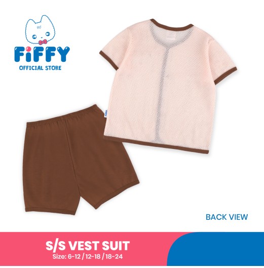 FIFFY FLY AWAY SHORT SLEEVE VEST SUIT BAJU BAYI (4125059)