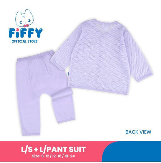 FIFFY MY LITTLE PENGUIN LONG SLEEVE VEST SUIT  BAJU BAYI (4125061)