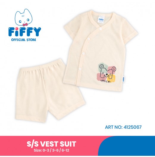 FIFFY MICE BAJU BAYI SHORT SLEEVE VEST SUIT (4125067)