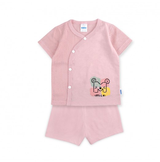 FIFFY MICE BAJU BAYI SHORT SLEEVE VEST SUIT (4125067)