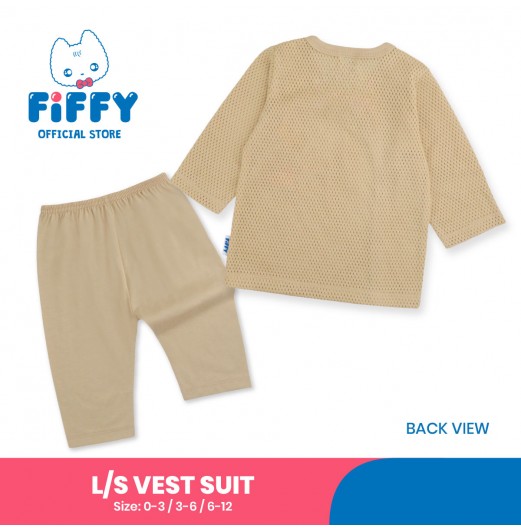 FIFFY BEST FRIEND BAJU BAYI LONG SLEEVE VEST SUIT (4125069) FIFFY BEST FRIEND BAJU BAYI LONG SLEEVE VEST SUIT (4125069)