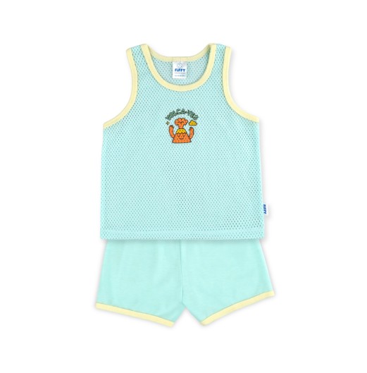FIFFY VOLCA-YES SINGLET SUIT BAJU BAYI (4125073) FIFFY VOLCA-YES SINGLET SUIT BAJU BAYI (4125073)