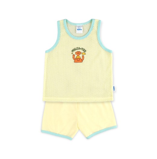 FIFFY VOLCA-YES SINGLET SUIT BAJU BAYI (4125073) FIFFY VOLCA-YES SINGLET SUIT BAJU BAYI (4125073)