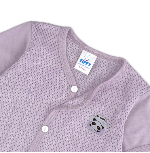 FIFFY PHOTO DAY SHORT SLEEVE VEST + LONG PANT SUIT BAJU BAYI (4126003)