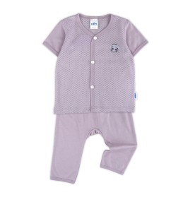 FIFFY PHOTO DAY SHORT SLEEVE VEST + LONG PANT SUIT BAJU BAYI (4126003)